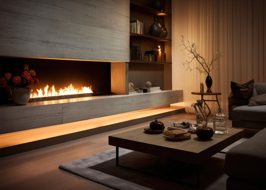 Bioethanol Einbaubrenner - WAVE 120cm
