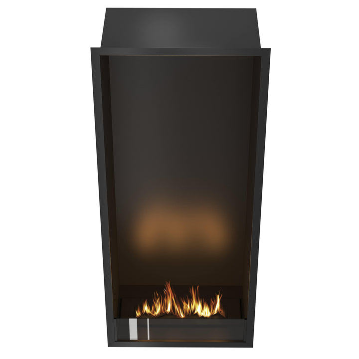 Bioethanol Einbau Kamin Einbaukamin Ofen Vertikal Selected 60x140x35cm mit Glas Frontal von Wild Flame