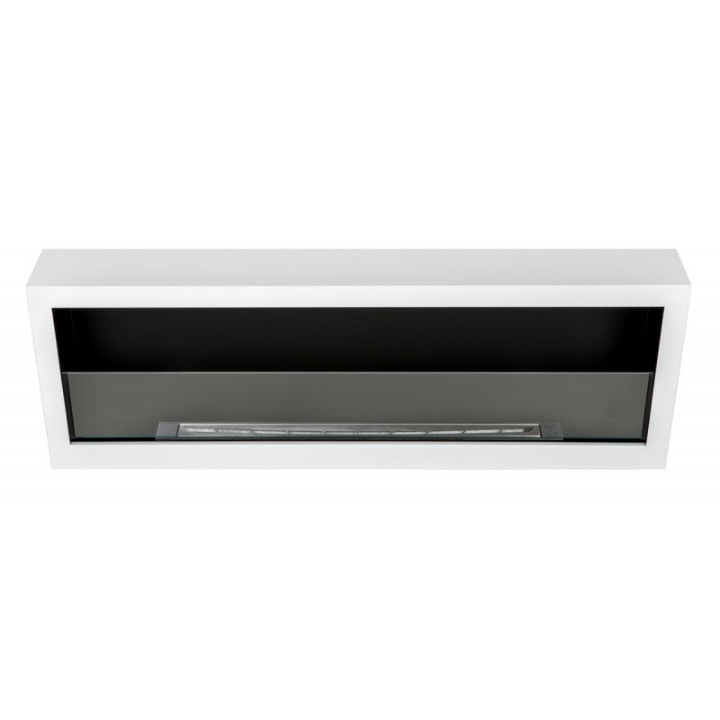 Bioethanol Wandkamin - Deluxe XL Weiss
