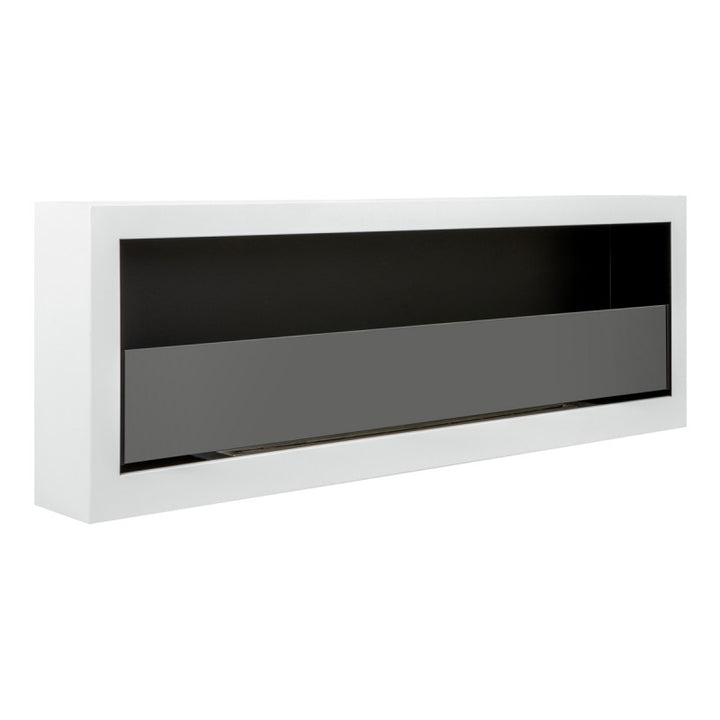 Bioethanol Wandkamin - Deluxe XL Weiss